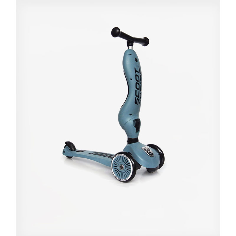 Scoot & Ride Παιδικό Πατίνι Highwaykick 1 Τρίτροχο με Κάθισμα για 1-5 Ετών Steel 96271