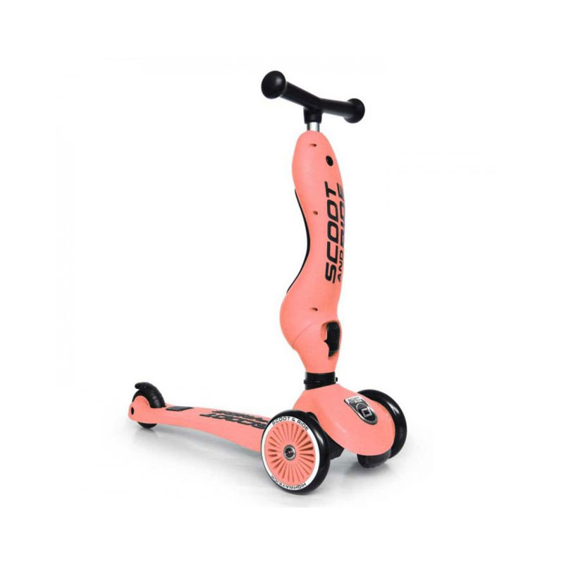 Scoot & Ride Παιδικό Πατίνι Highwaykick 1 Τρίτροχο με Κάθισμα για 1-5 Ετών Peach 96353