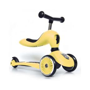 Scoot & Ride Παιδικό Πατίνι Highwaykick 1 Τρίτροχο με Κάθισμα για 1-5 Ετών Lemon 96354