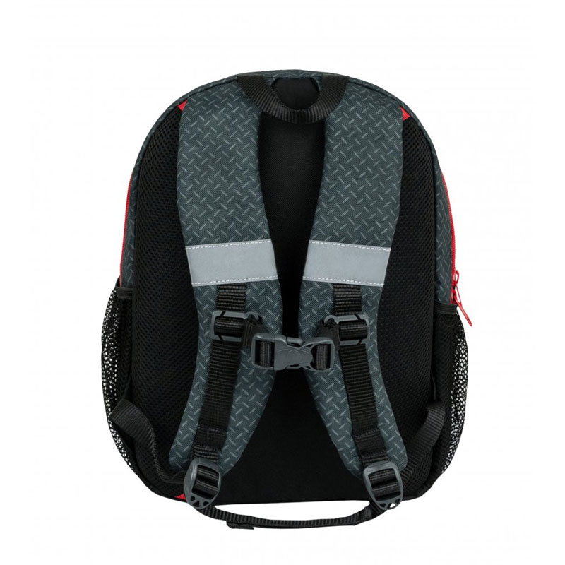 BeLMil Τσάντα Νηπίου Kiddy Plus Motofire 12L 33x23x13cm BKG-3054AMFR