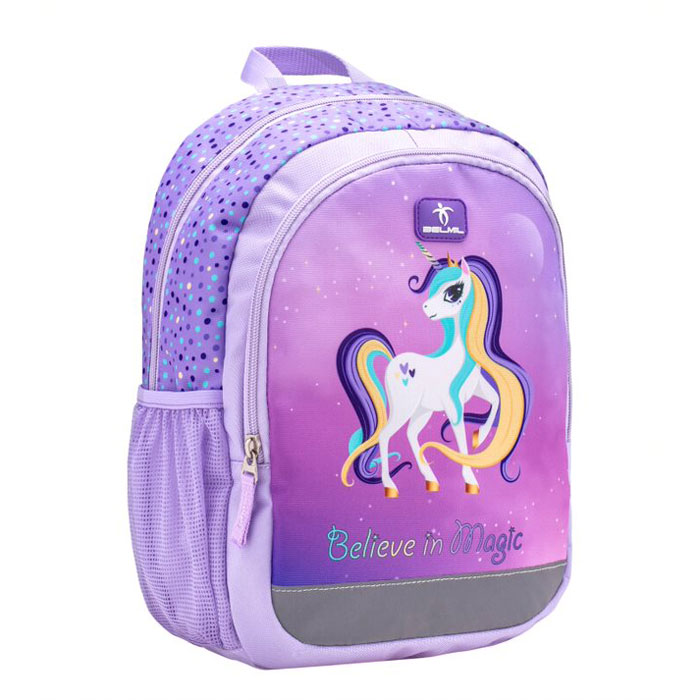 BeLMil Τσάντα Νηπίου Kiddy Unicorn Purple 12L BKG-3054AUNP