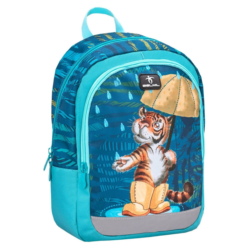 BeLMil Τσάντα Νηπίου Kiddy Plus Tiger 12L 33x23x13cm BKG-3054TIG