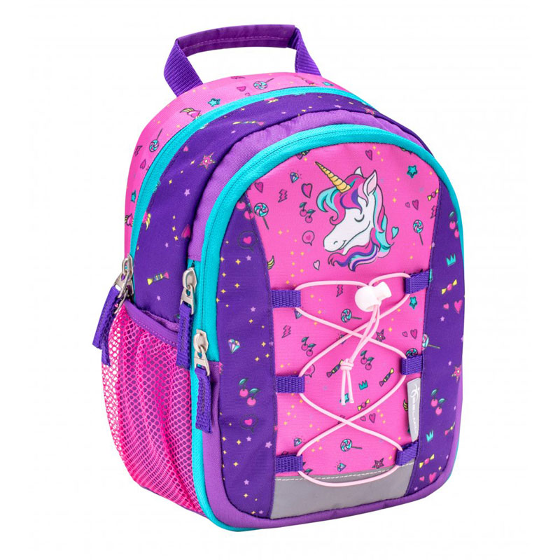 BeLMil Τσάντα Νηπίου-Βόλτας Kiddy Plus Little Unicorn 23x20x9cm BKG-3059LUN