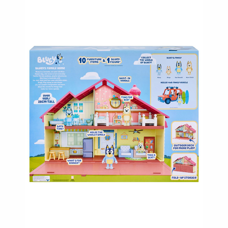 Giochi Preziosi Bluey Σετ Παιχνιδιού Σπίτι BLY04010/BLY04000