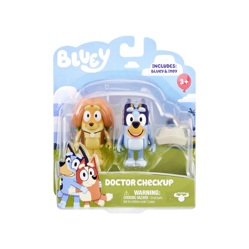 Giochi Preziosi Bluey Φιγούρες 2 Doctor Checkup (Γιατρός)