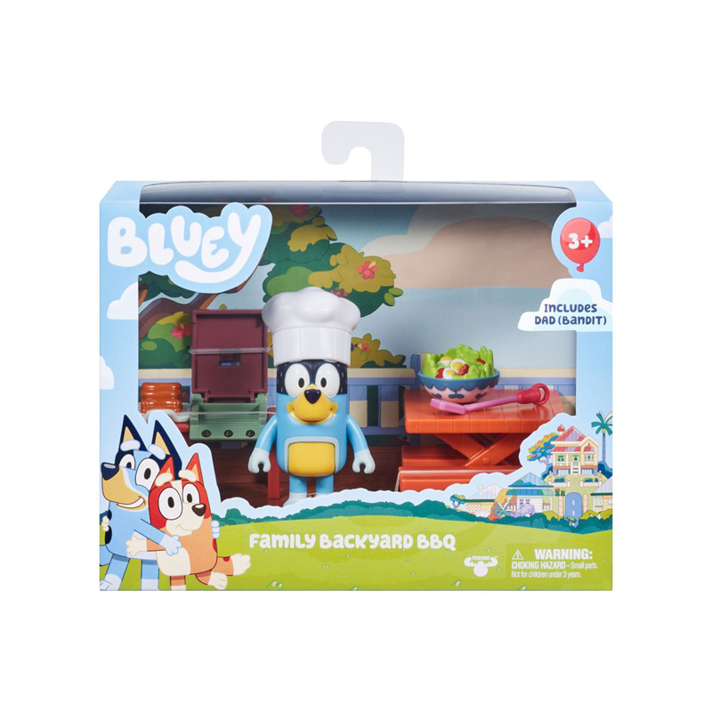 Giochi Preziosi Bluey S2 Μίνι Σετ Παιχνιδιού Οικογενειακό ΒΒQ