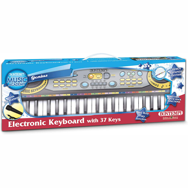 Bontempi Ηλεκτρονικό Αρμόνιο 37 πλήκτρων με μικρόφωνο BN123730
