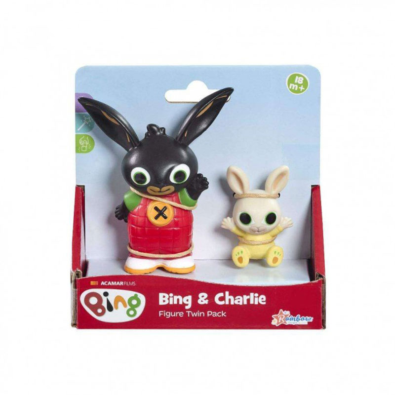 Giochi Preziosi Bing & Friends Σετ με 2 Φιγούρες Bing & Charlie 5cm