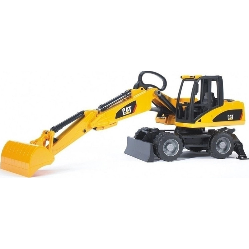 Bruder Εκσκαφέας CAT με ρόδες 1:16 BR002445
