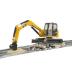 Bruder Εκσκαφέας CAT Mini με Ερπήστριες 1:16 BR002456