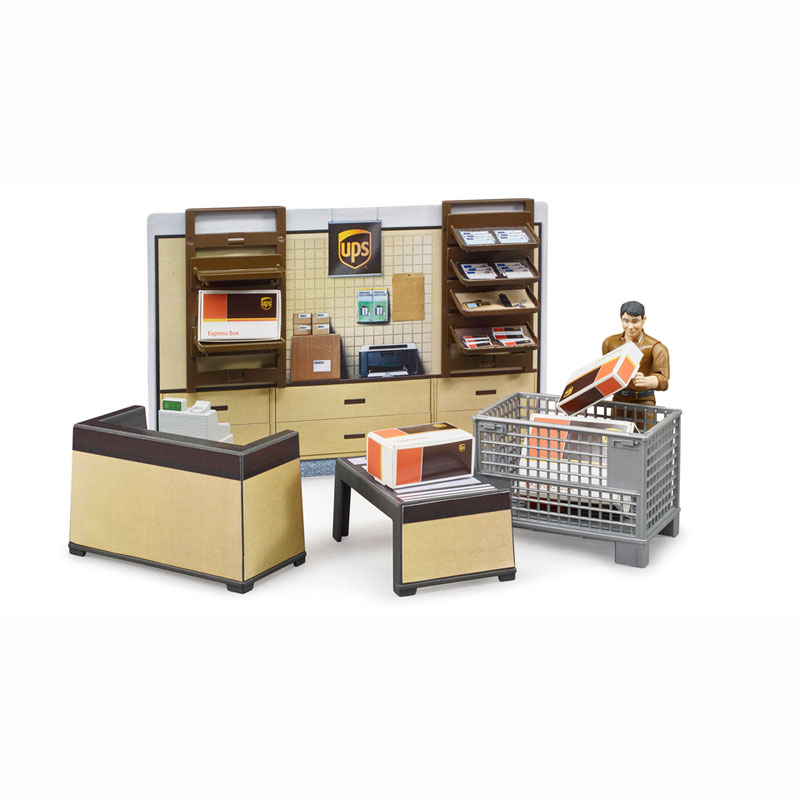 Bruder Bworld Κατάστημα UPS με Υπάλληλο 62250