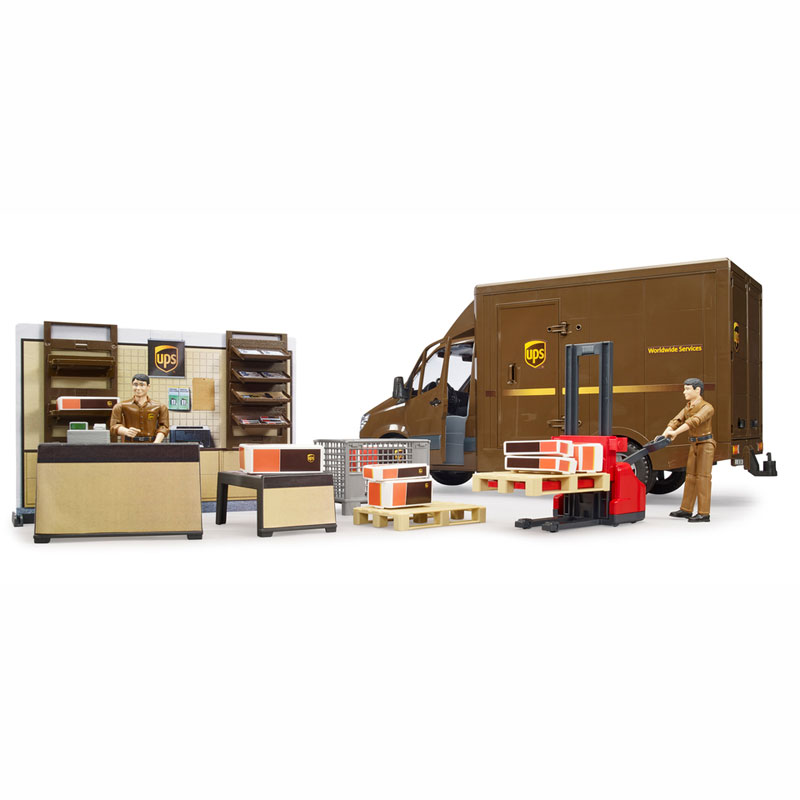 Bruder Bworld Κατάστημα UPS με Υπάλληλο 62250