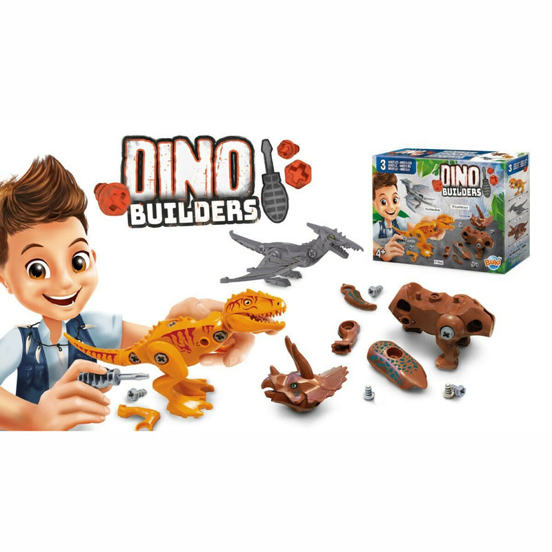 Buki Σετ 3 Δεινόσαυροι Συναρμολόγησης 2136