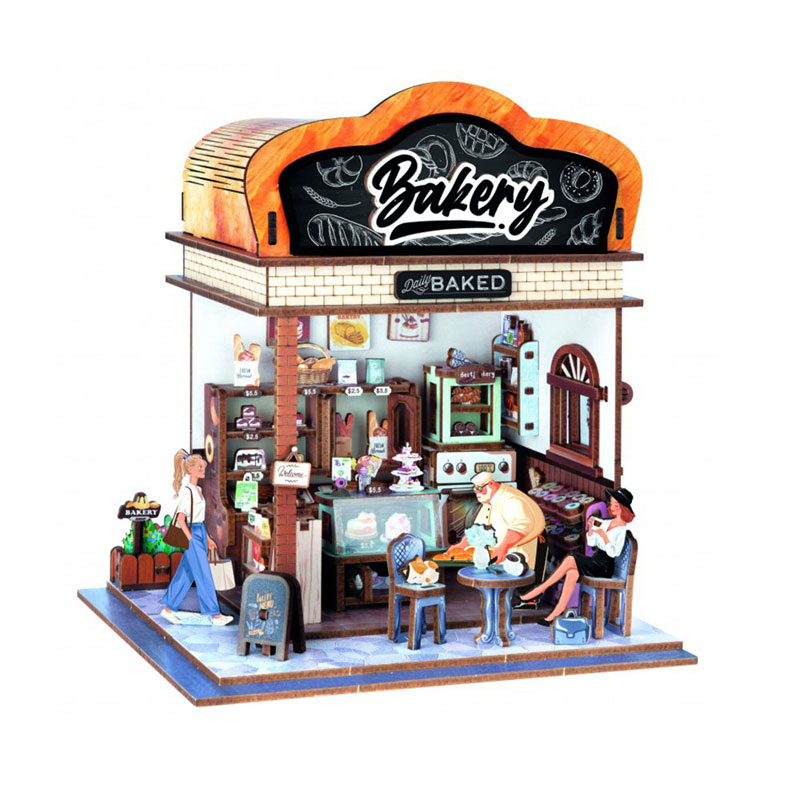 Buki Bakery Diorama 3D Κατασκευή Ξύλινη 68073