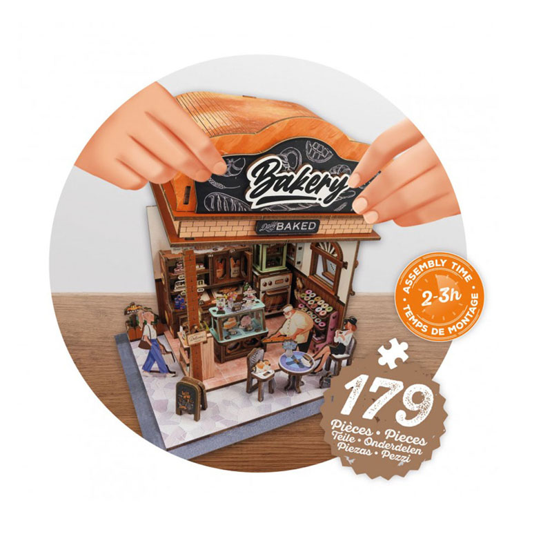 Buki Bakery Diorama 3D Κατασκευή Ξύλινη 68073