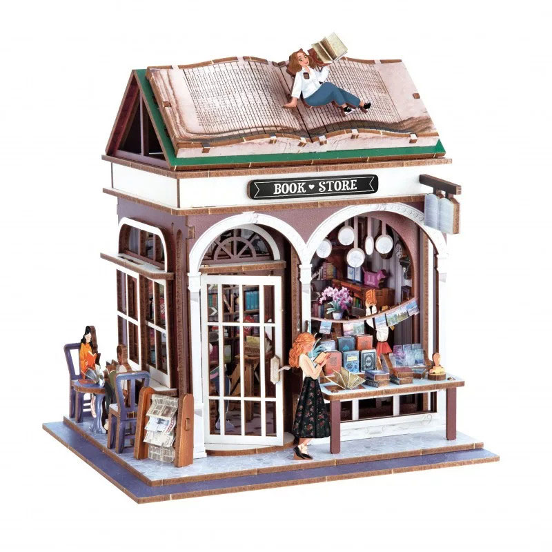 Buki Bookshop Diorama 3D Κατασκευή Ξύλινη 68074