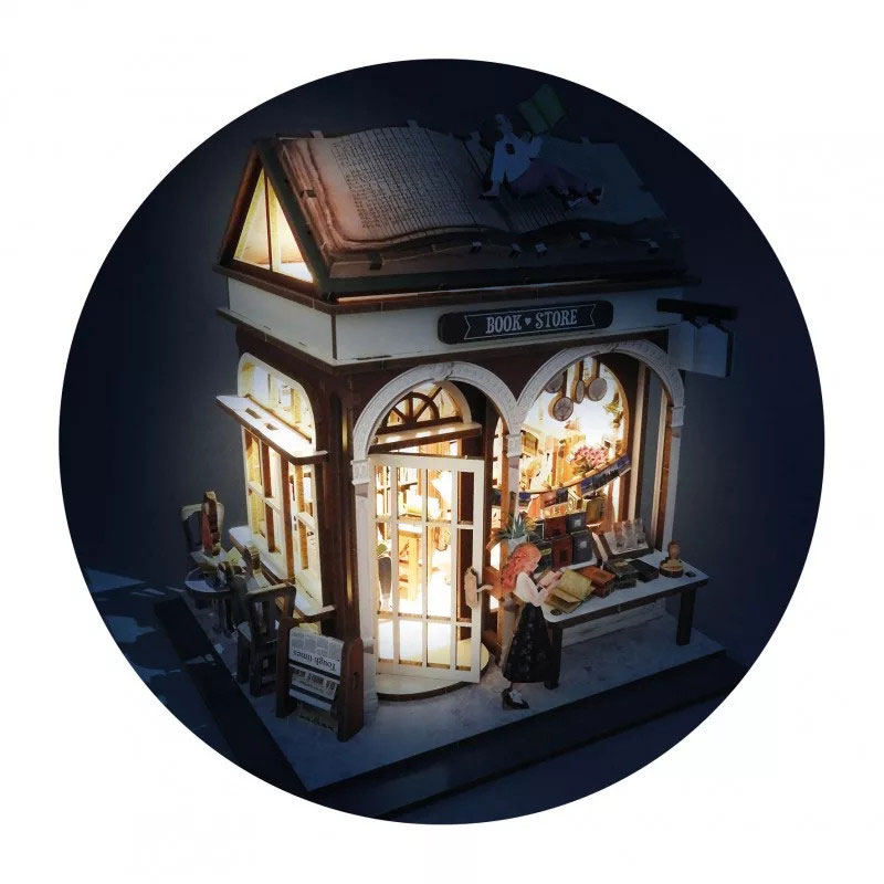 Buki Bookshop Diorama 3D Κατασκευή Ξύλινη 68074