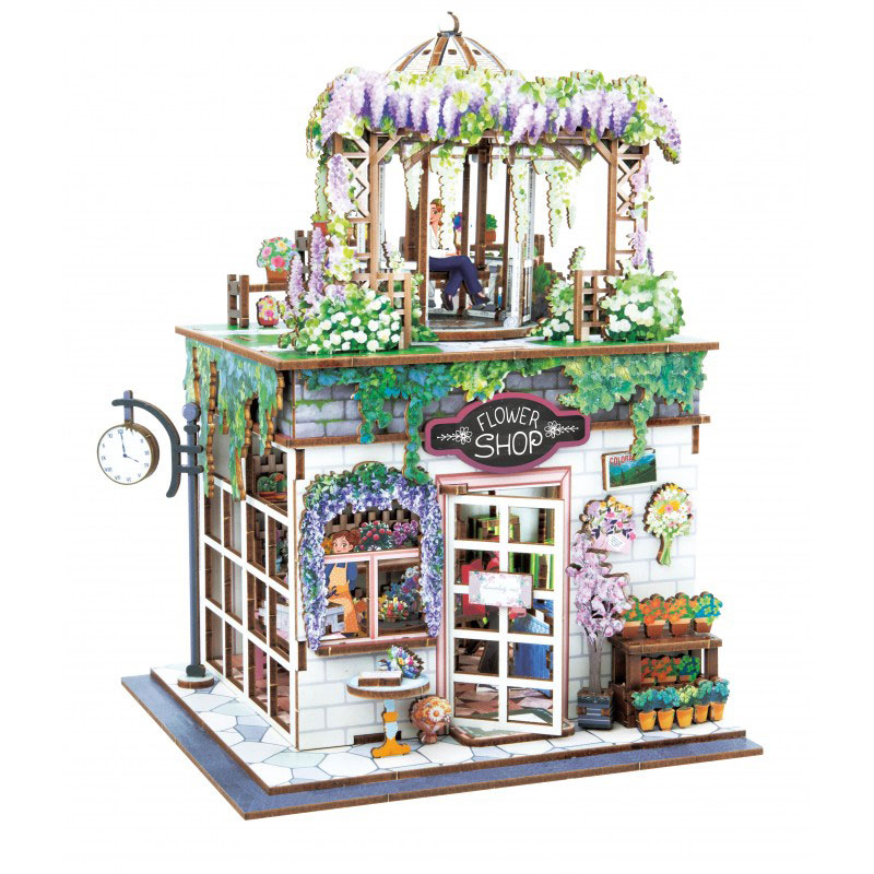 Buki Flower Shop Diorama 3D Κατασκευή Ξύλινη 68075
