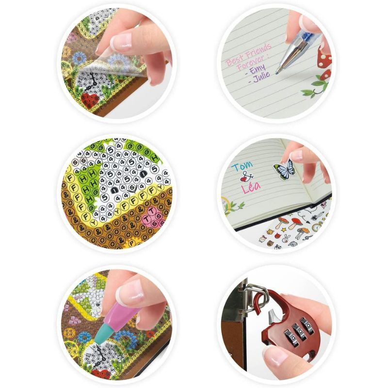 Buki Be Teens Secret Notebook Ατζέντα Λουκέτο Στρας NB003