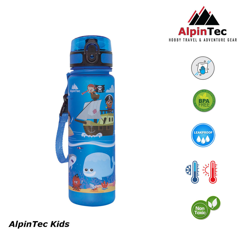 Παγούρι Tritan AlpinTec 500ml Kids Blue Pirates C-500BE-PIR