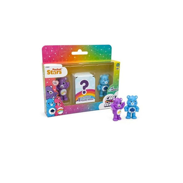 Giochi Preziosi Care Bears Σετ με 3 Συλλεκτικές Φιγούρες 5εκ. Μωβ & Γαλάζιο Αρκουδάκια