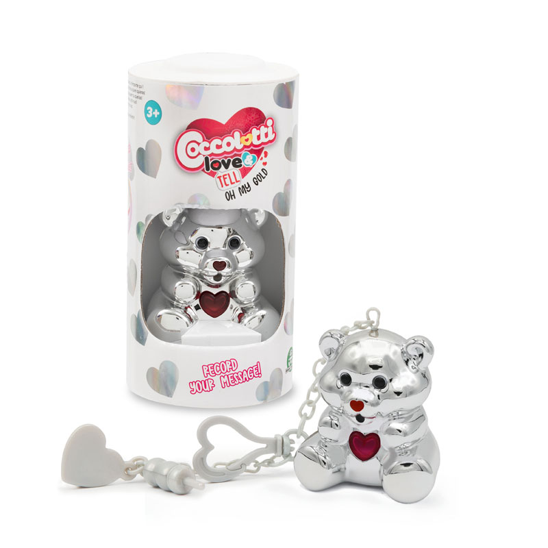 Giochi Preziosi Coccolotti Καρδουλίνι Oh My Gold Ασημί 7cm