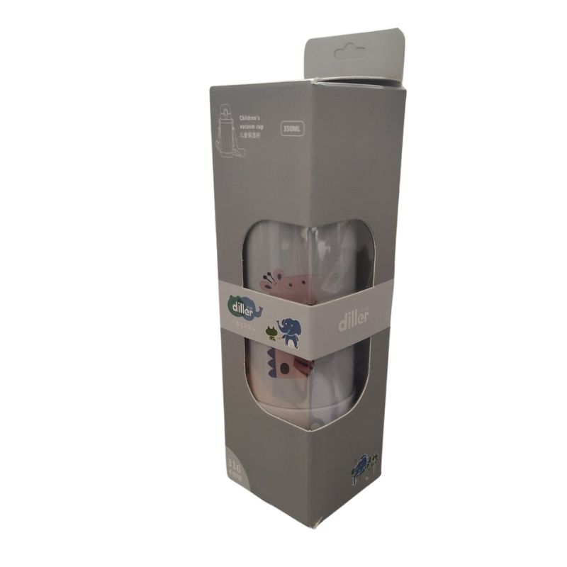 Diller Kids Παιδικό Θερμός Ανοξείδωτο Καμηλοπάρδαλη 350ml