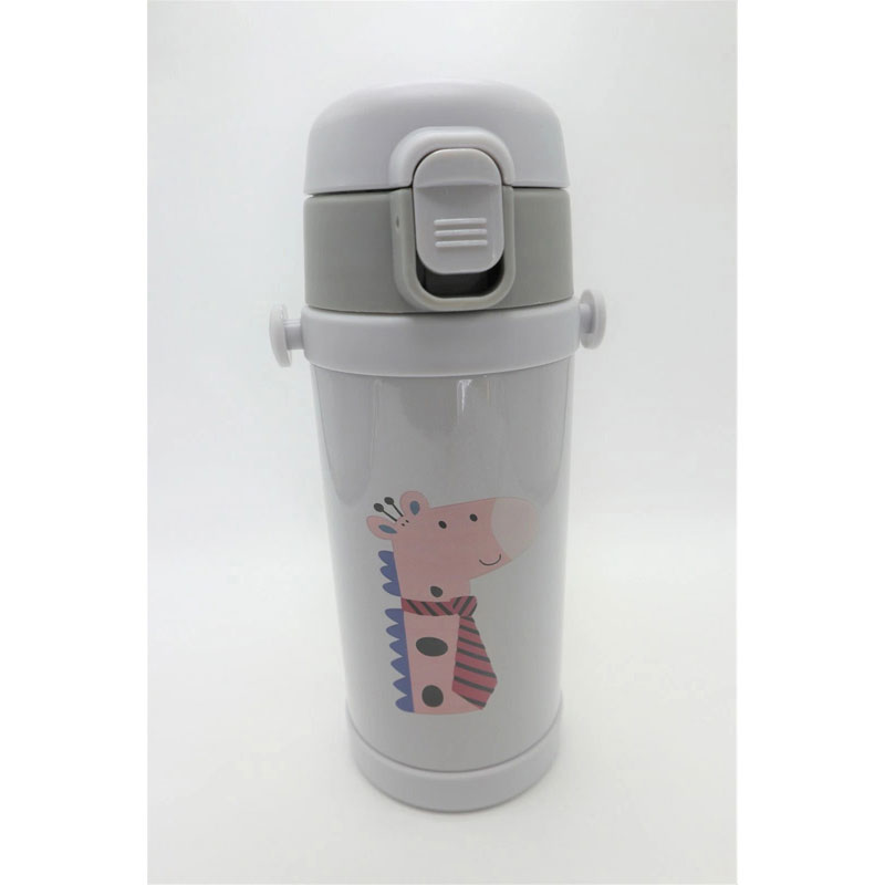 Diller Kids Παιδικό Θερμός Ανοξείδωτο Καμηλοπάρδαλη 350ml