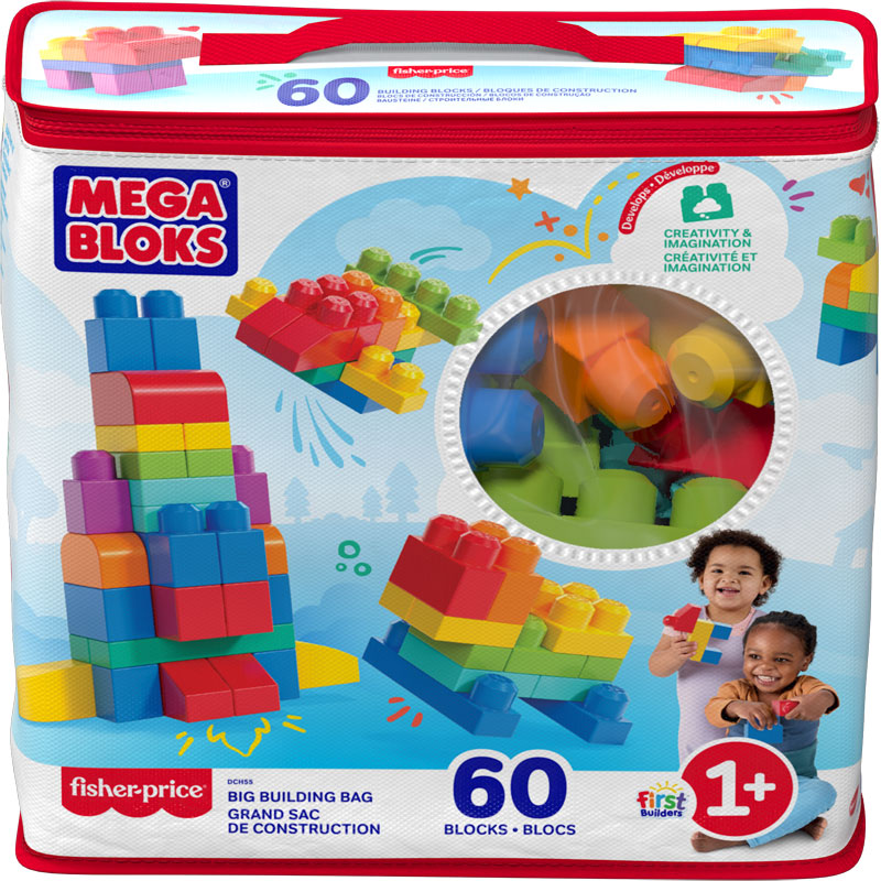 MEGA Bloks® Τουβλάκια - Τσαντά 60 τεμάχια DCH55