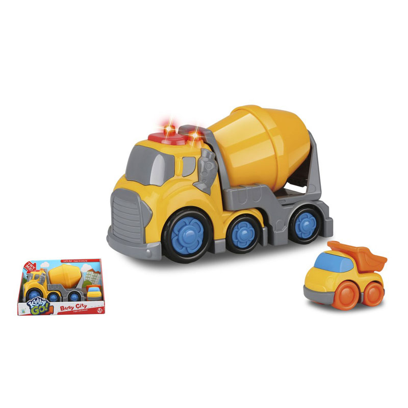 Just Toys Kidz To GO Busy City Σετ Μπετονιέρα & Ανατρεπόμενο Φορτηγάκι 19,5cm