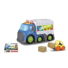 Just Toys Kidz To GO Big Busy City Σετ Φορτηγό Μεταφοράς 31cm & Μίνι Κλαρκ