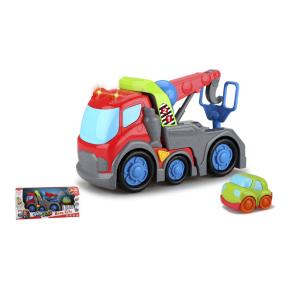 Just Toys Kidz To GO Busy City Σετ Γερανός 31 cm & Μίνι Αυτοκίνητο