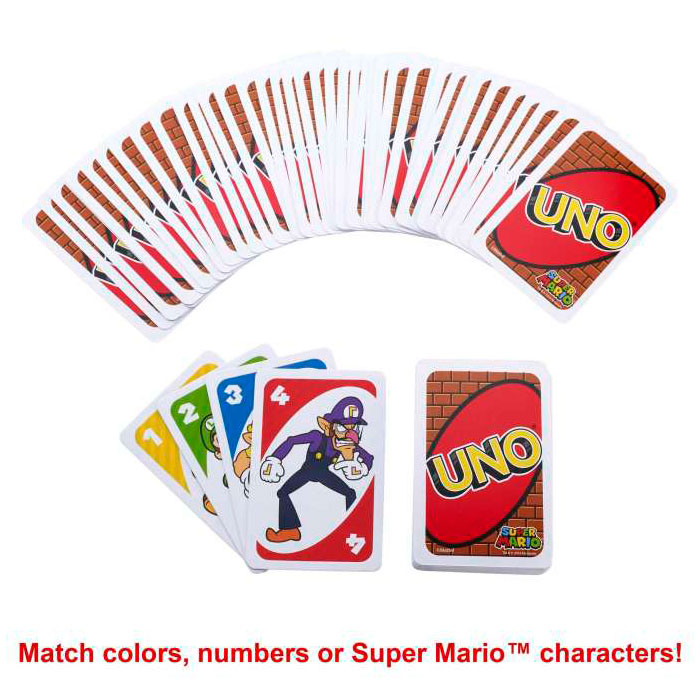 Mattel Uno Super Mario (Αγγλική Έκδοση) DRD00