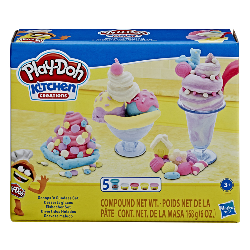 Hasbro Play-Doh Kitchen Kits Confetti Cupcakes Playset