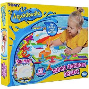 Tomy Χαλάκι σχεδίασης Aquadoodle Super Rainbow Deluxe 85 x 65 cm E72772
