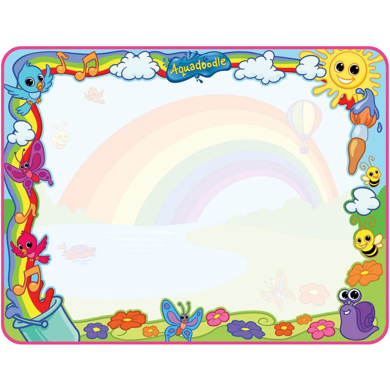 Tomy Χαλάκι σχεδίασης Aquadoodle Super Rainbow Deluxe 85 x 65 cm E72772