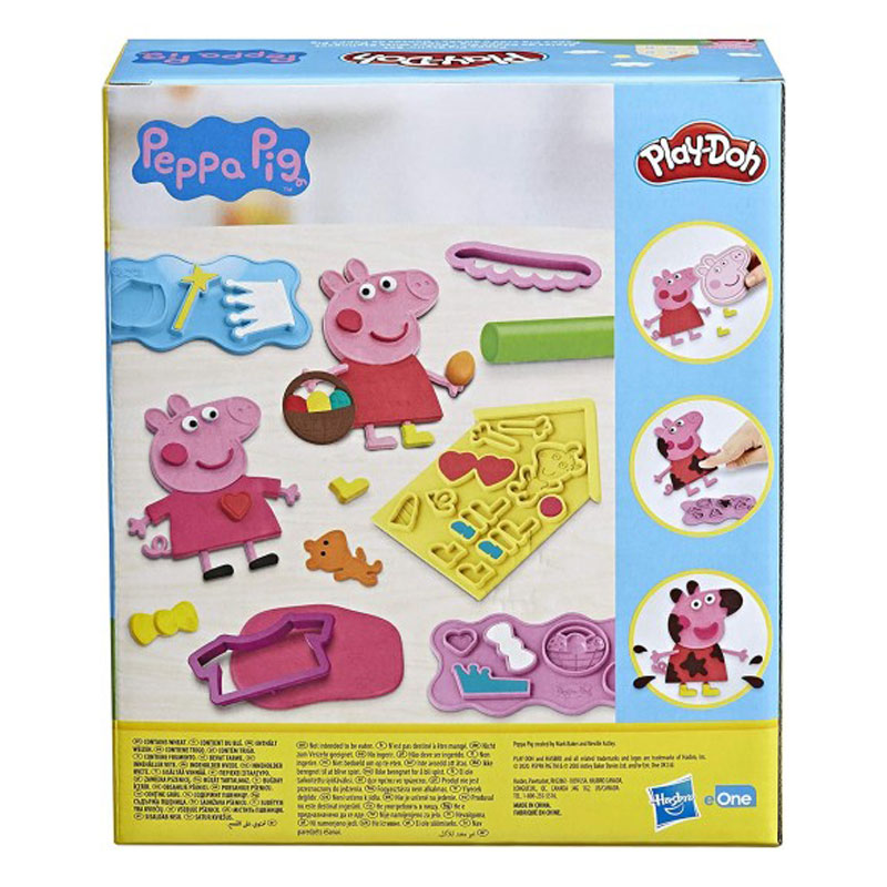 Hasbro Play-Doh Peppa Pig Σετ Με 9 Δοχεία και 11 Αξεσουάρ F1497
