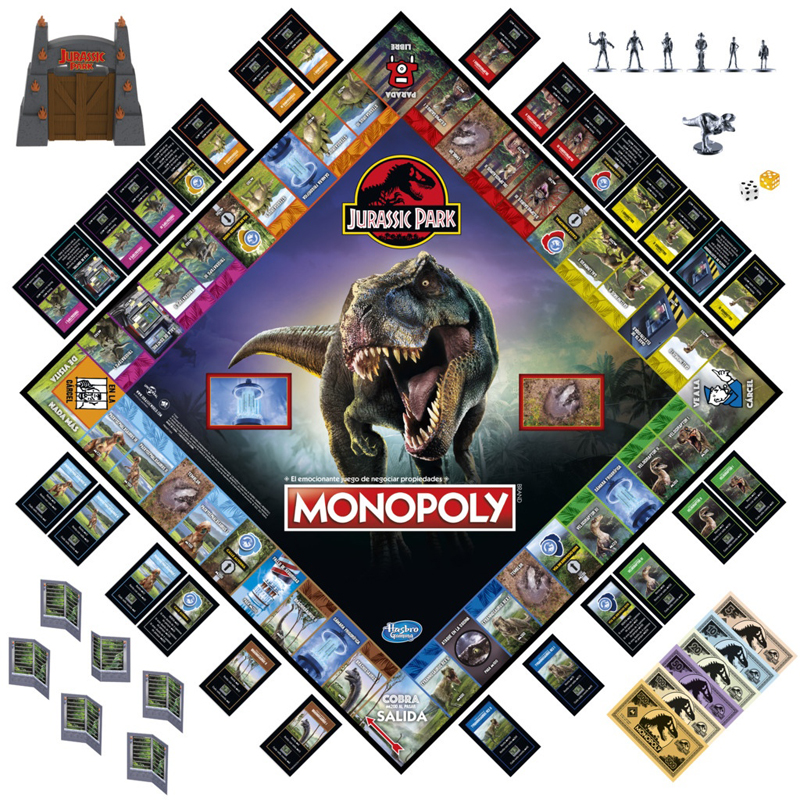 Hasbro Επιτραπέζιο Monopoly Jurassic Park F1662