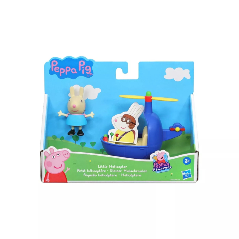 Hasbro Peppa Pig Little Vehicles Little Elicopter & Φιγούρα 6cm