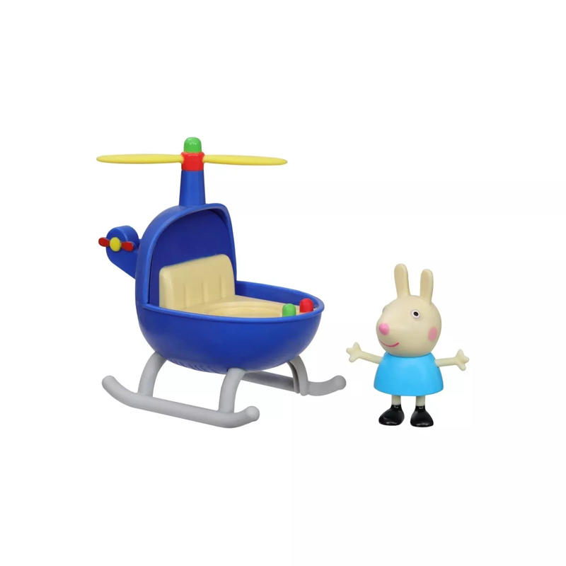 Hasbro Peppa Pig Little Vehicles Little Elicopter & Φιγούρα 6cm