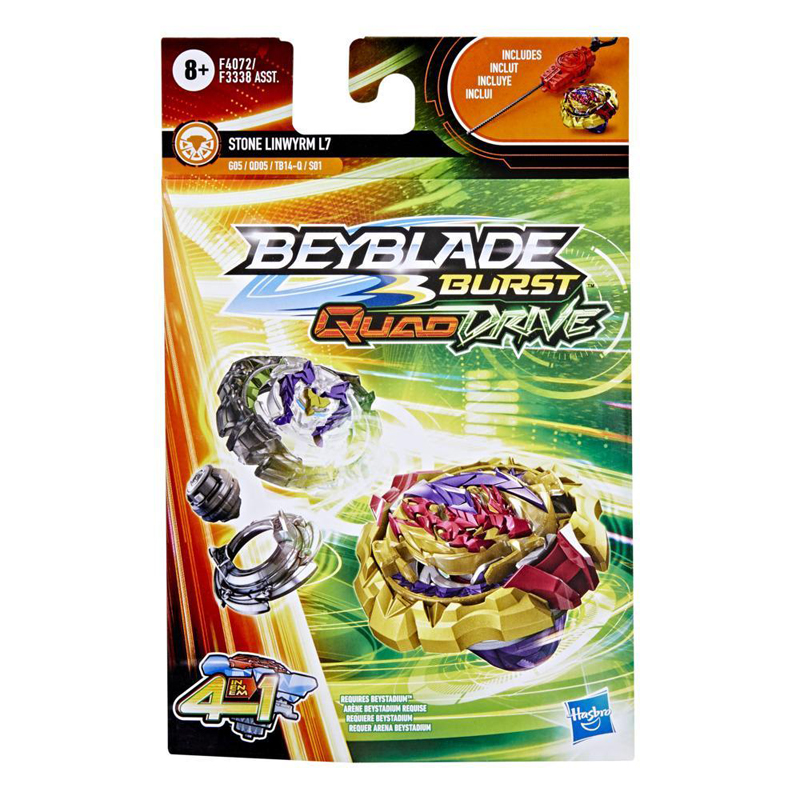 Hasbro Beyblade QD Starter Pack Stone Linwyrm L7