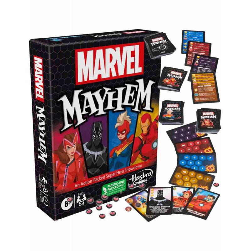 Hasbro Επιτραπέζιο Παιχνίδι Marvel Khaos (Ελληνική έκδοση) F4131