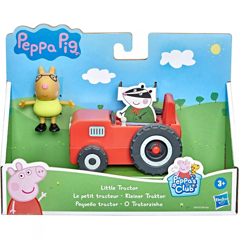 Hasbro Peppa Pig Little Vehicles Little Tractor & Φιγούρα 6cm