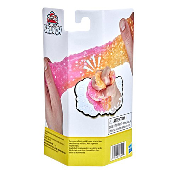 Hasbro Play-Doh Crystal Crunch Ροζ - Πορτοκαλί