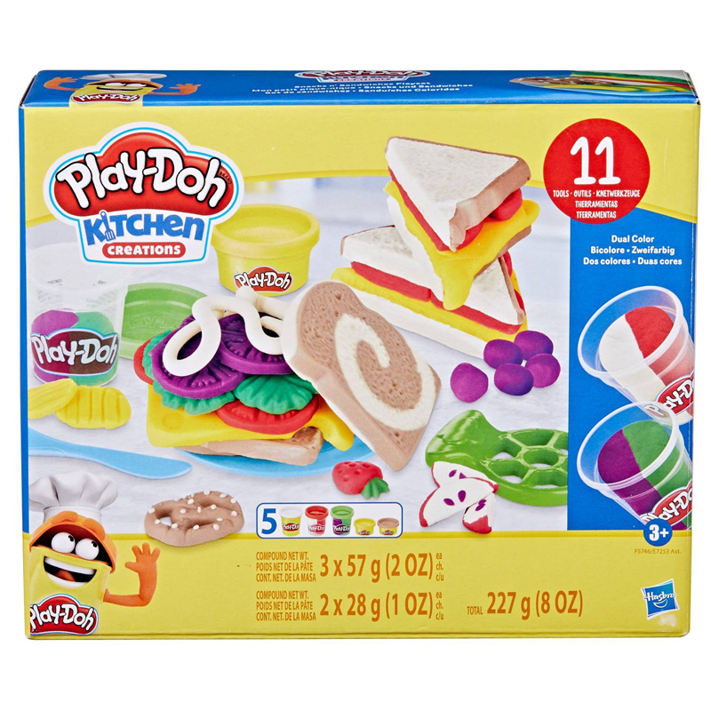 Hasbro Play-Doh Kitchen Creations Snacks n' Sandwishes Playset