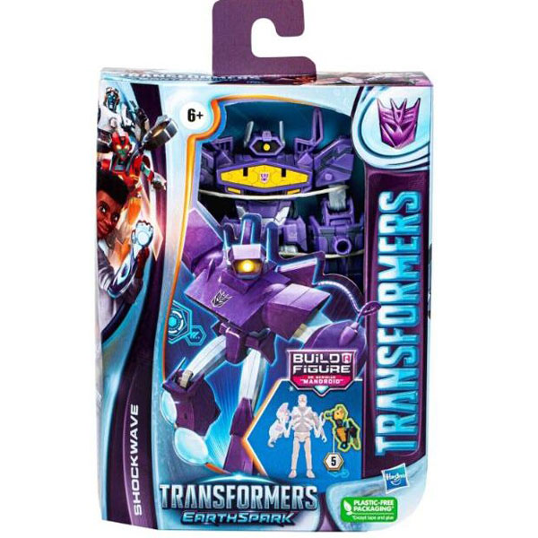 Hasbro Transformer EarthSpark Deluxe Class Shockwave 12cm