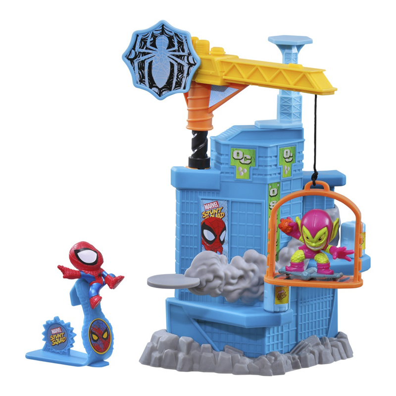 Hasbro Marvel Stunt Σετ Παιχνιδιού με φιγούρες Spider-Man vs Green Goblin