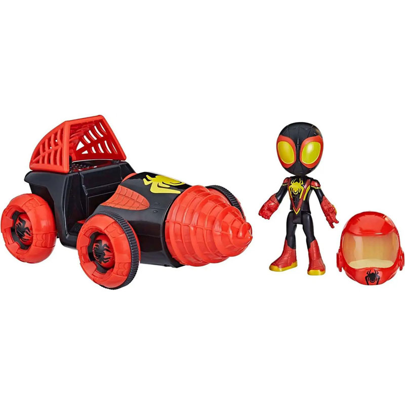 Hasbro Marvel Spidey and His Amazing Friends Miles with Drill Spinner