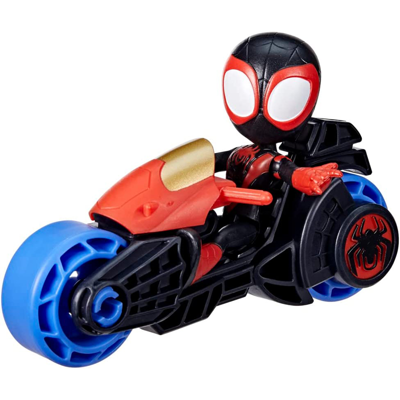 Hasbro Marvel Spidey And His Amazing Friends Miles "Spin" Morales 10cm With Motorcycle
