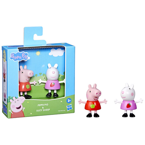 Hasbro Peppa Pig Peppa’s Best Friends Φιγούρες Peppa Pig & Suzy Sheep 7cm